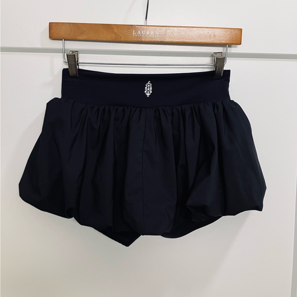 Free People FP Movement Dance All Day Bubble Skort Black Size Small OB2158278 - Picture 3 of 8